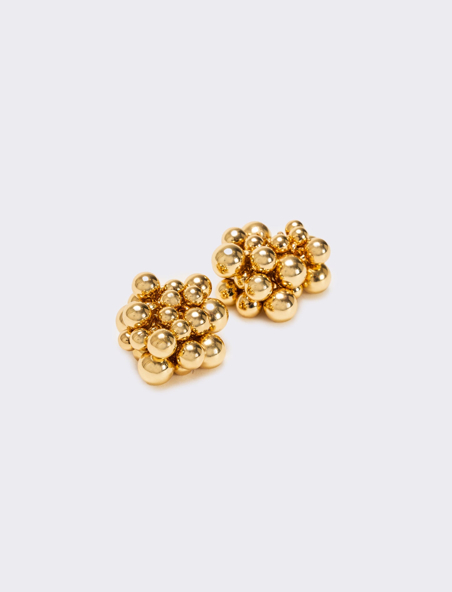 Orecchino con palline a grappolo - Oro