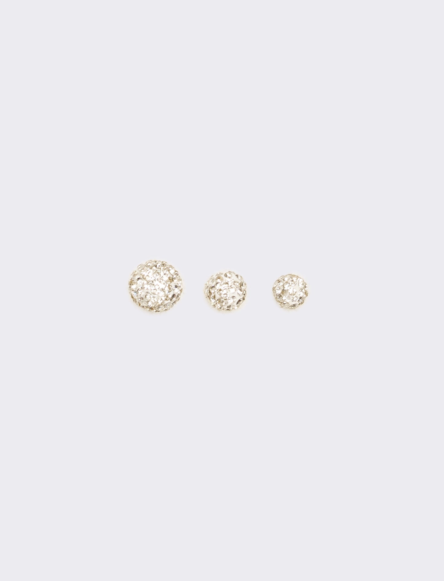 Orecchini punto luce 3 paia - Argento