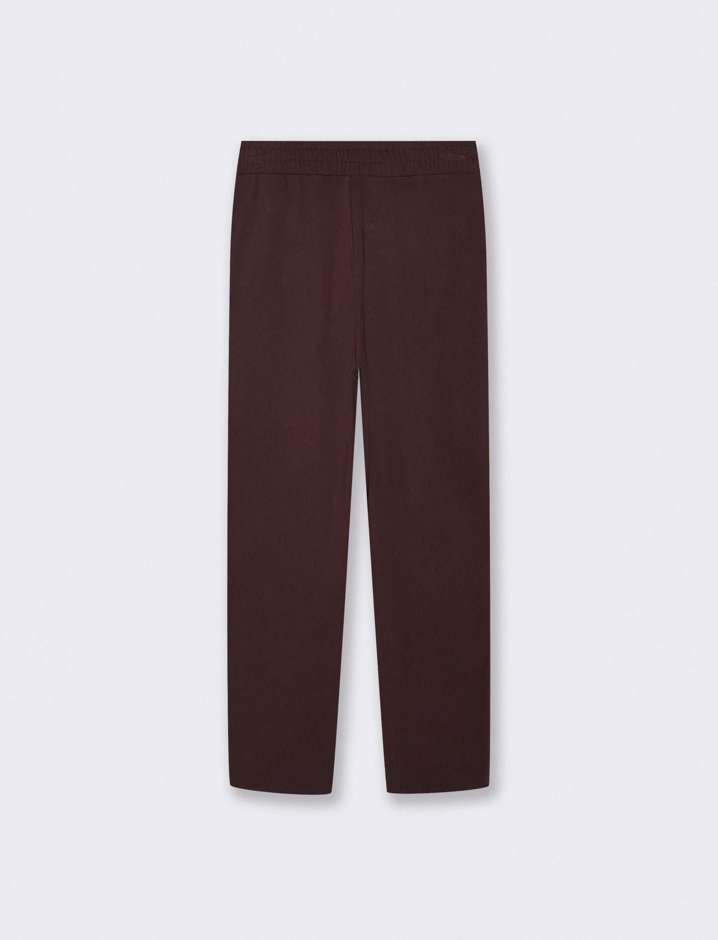 Pantalone Basico con Elastico in Vita - Moro