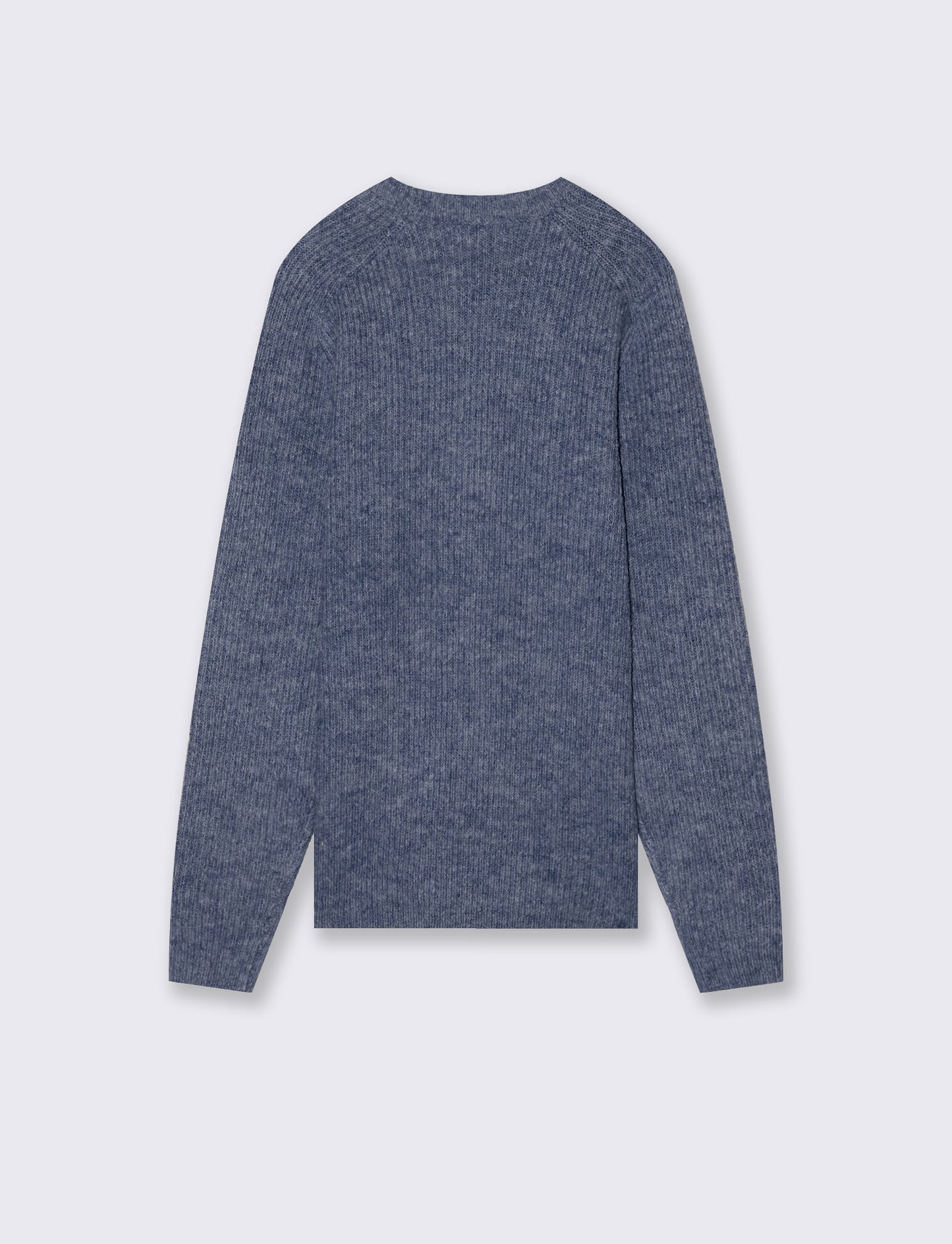 MAGLIA EFFETTO LANA A COSTE - Bluette