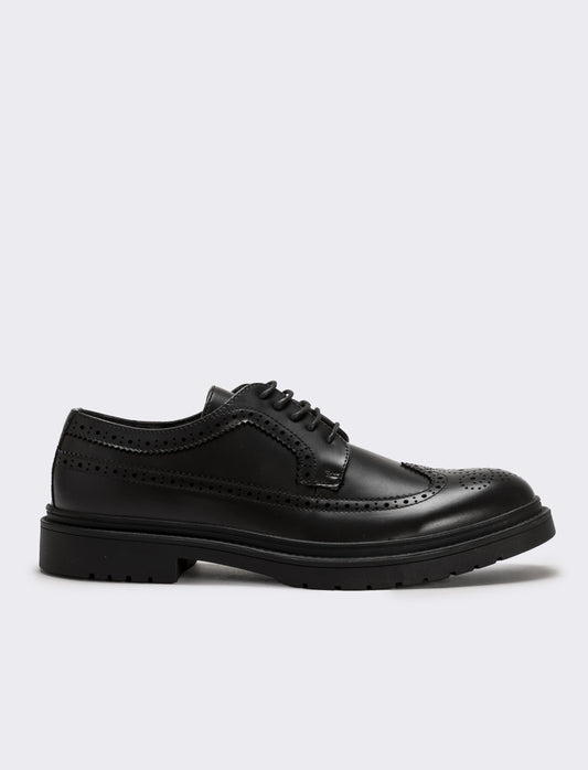 Scarpa stringata da uomo - Nero