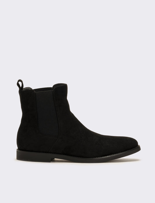 Stivale minimal da uomo - Nero