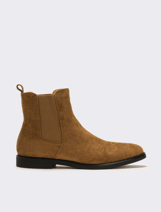 Stivale minimal da uomo - Marrone