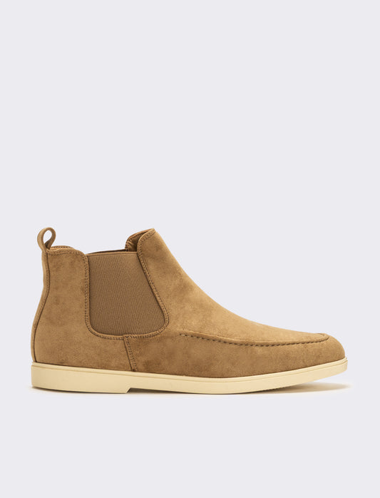 Scarpa con fasce elastiche da uomo - Grigio tortora