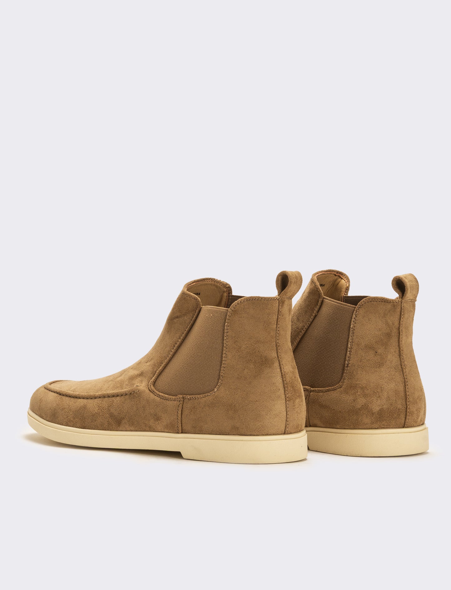Scarpa con fasce elastiche da uomo - Grigio tortora