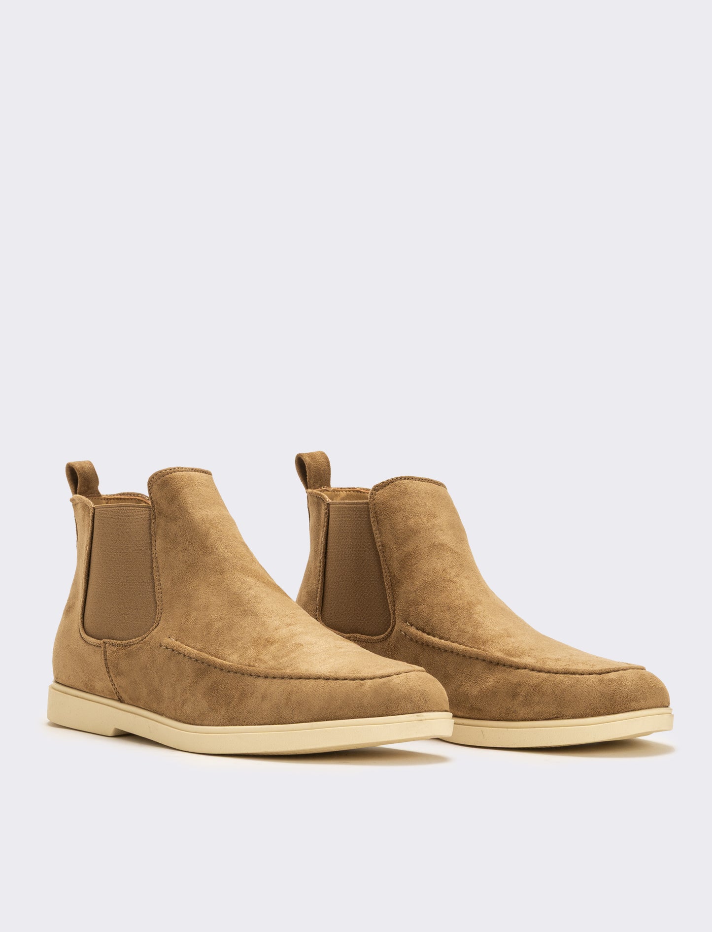 Scarpa con fasce elastiche da uomo - Grigio tortora