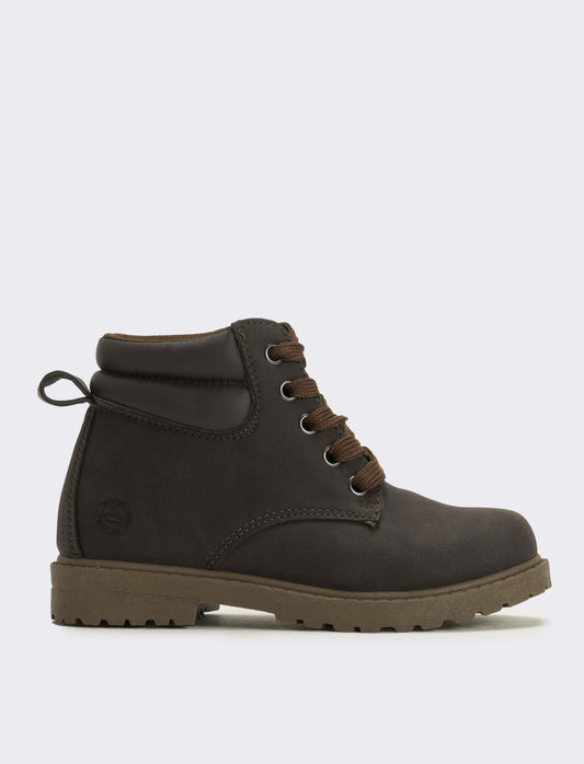 Stivaletto stringato da bambino - Marrone