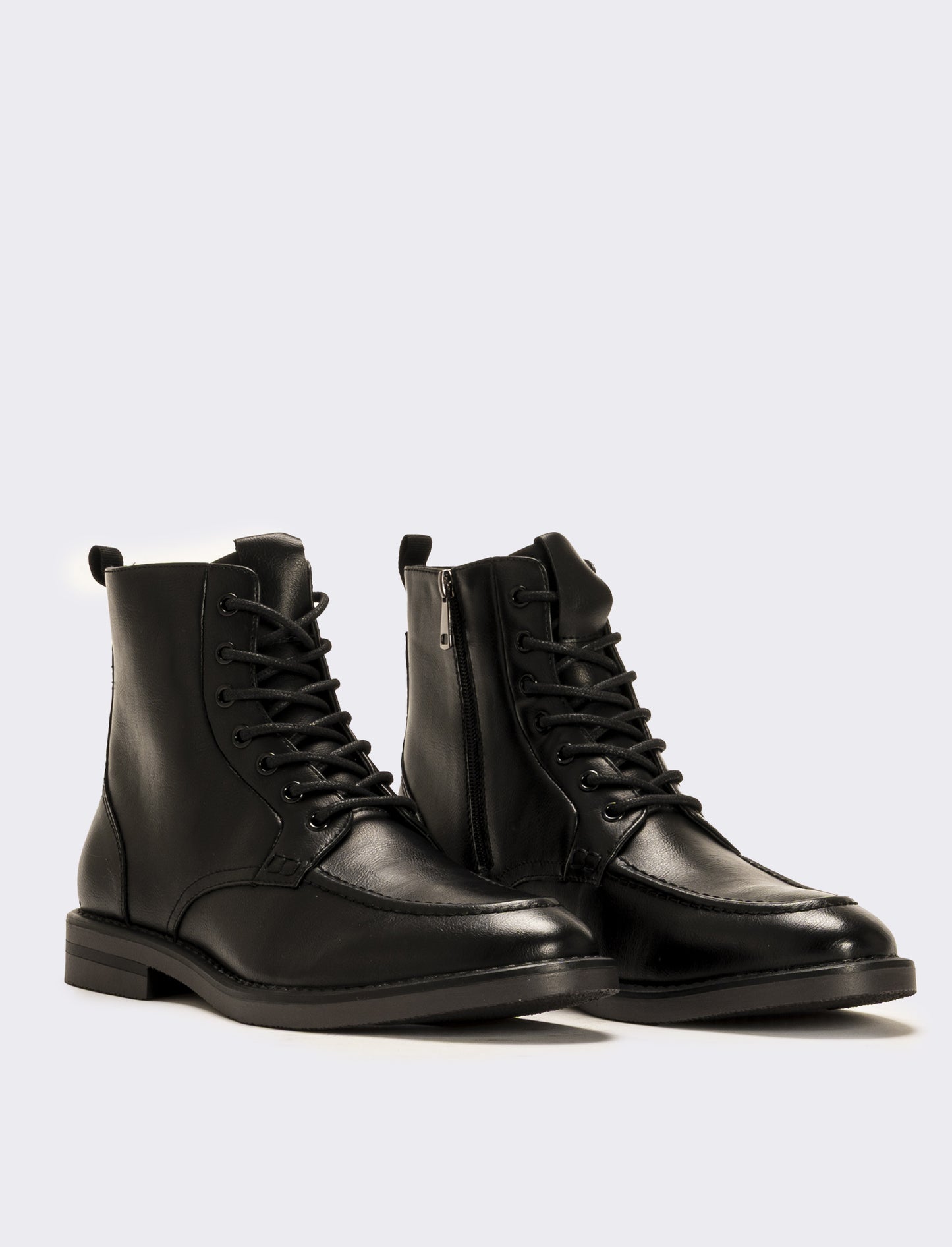 Stivale stringato da uomo - Nero