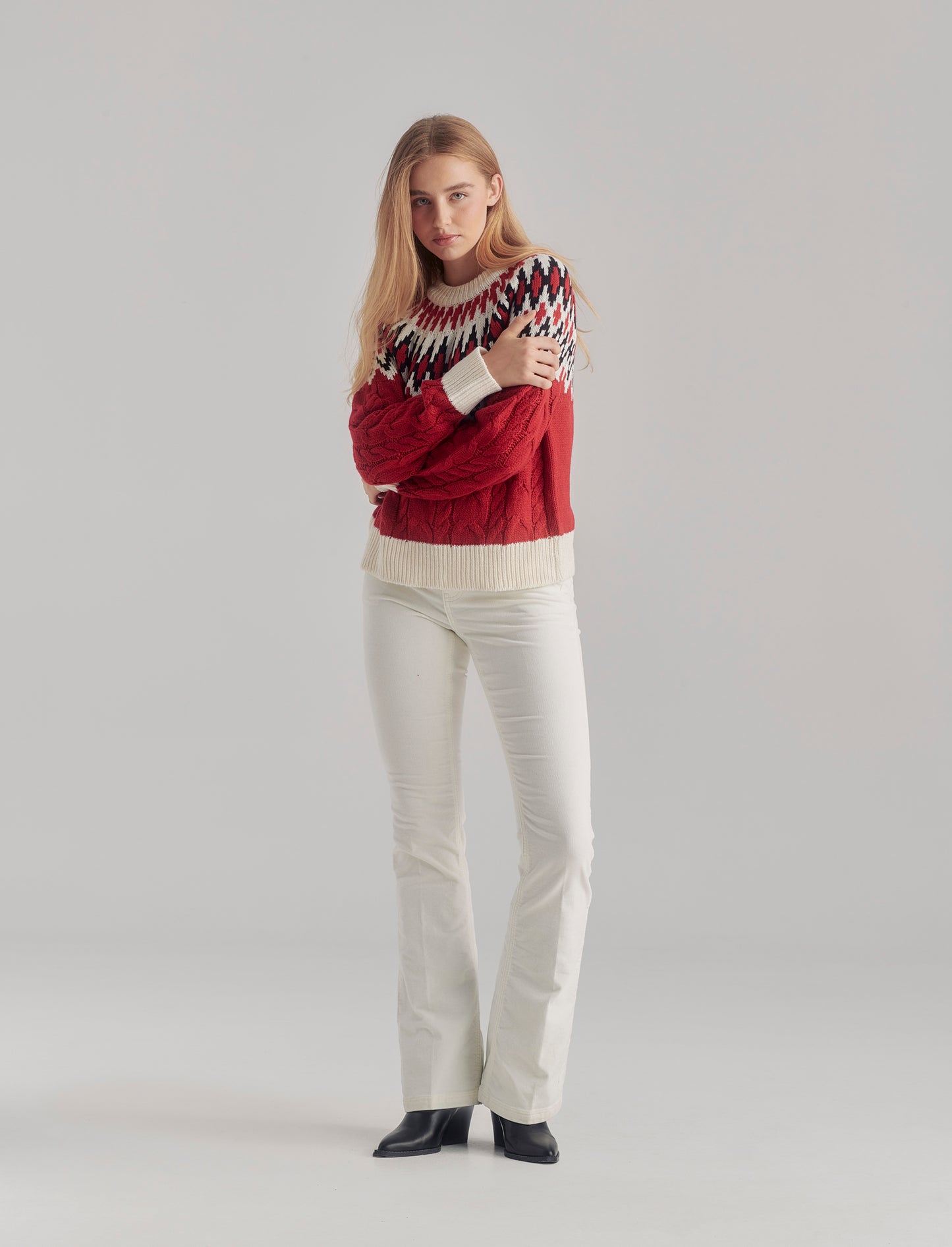 POLLOVER CON LAVORAZIONE JACQUARD TEMA NATALE - var 2