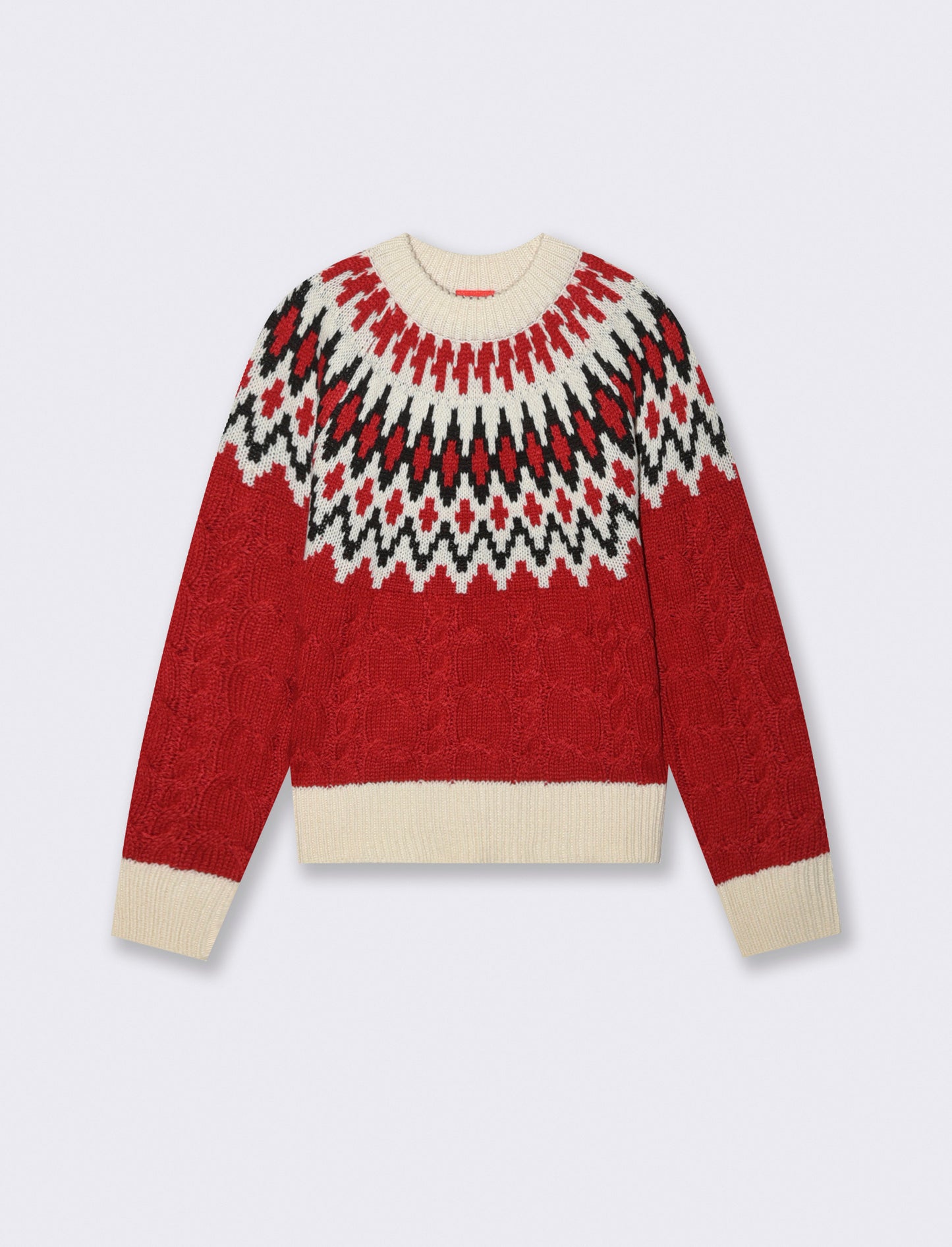 POLLOVER CON LAVORAZIONE JACQUARD TEMA NATALE - var 2