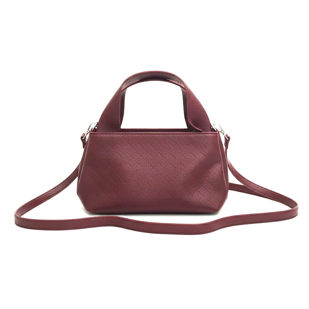 Handbag woven print - Red
