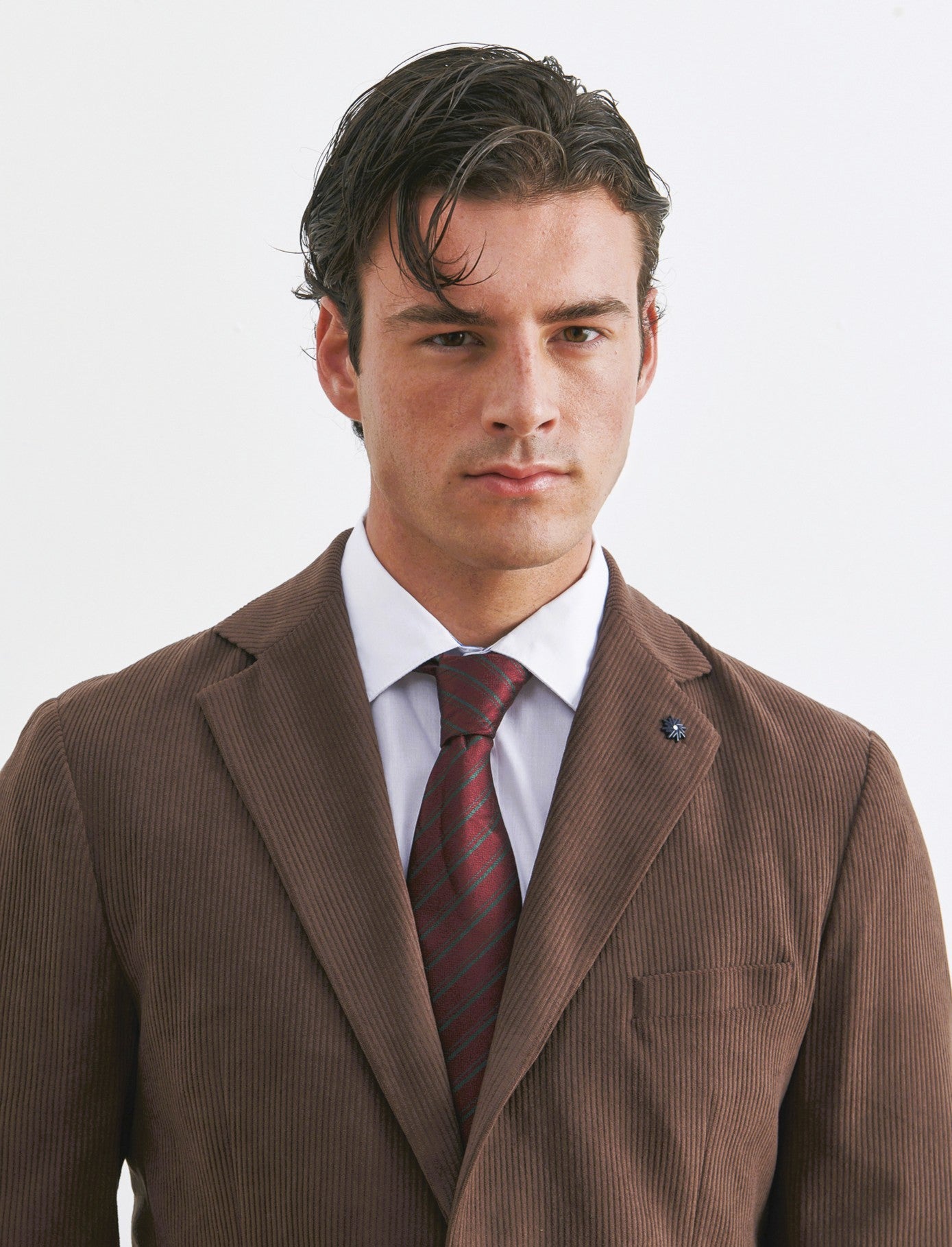 BLAZER IN VELLUTO DA COMPLETO FORMAL FIT - Moro