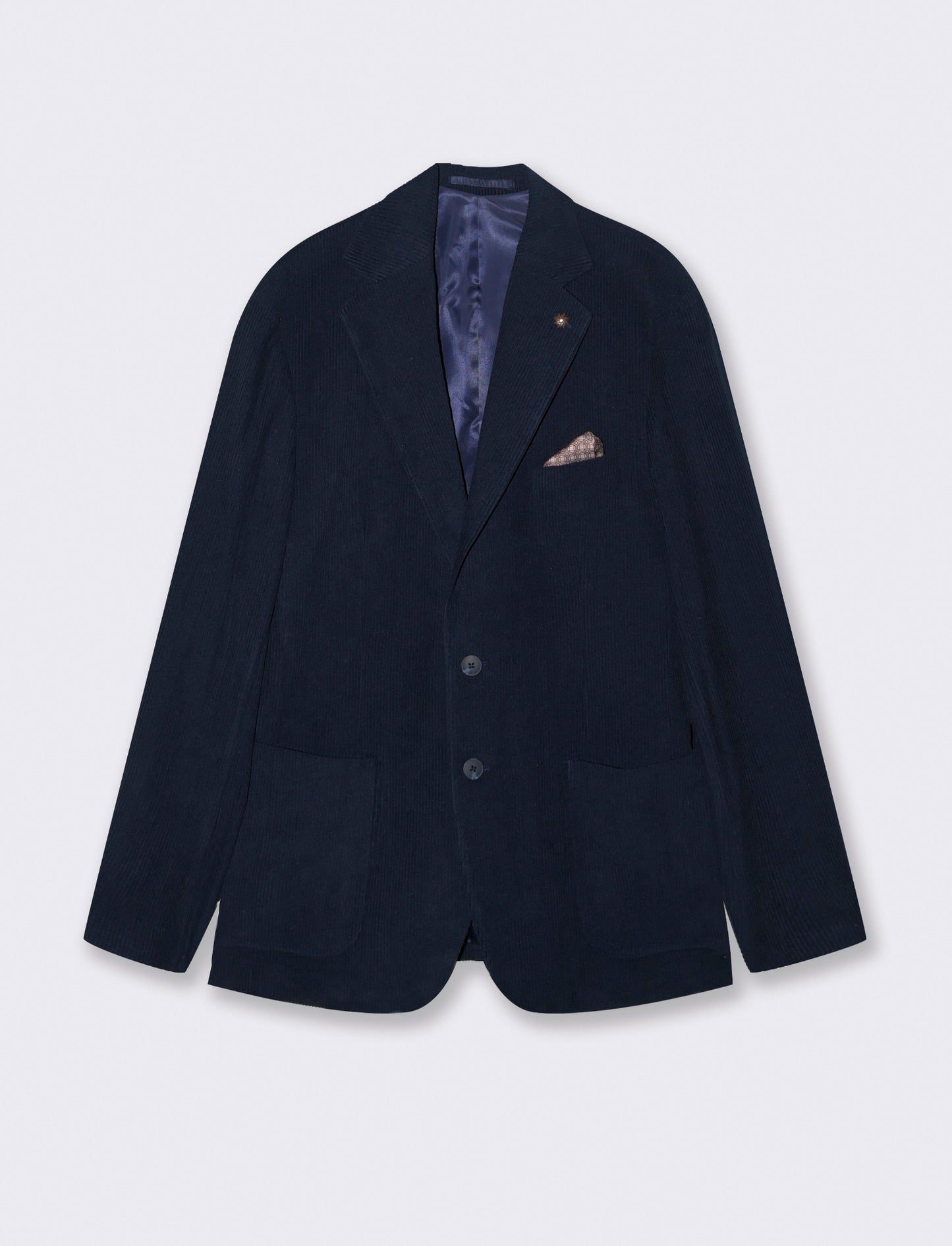 BLAZER IN VELLUTO DA COMPLETO FORMAL FIT - Blu
