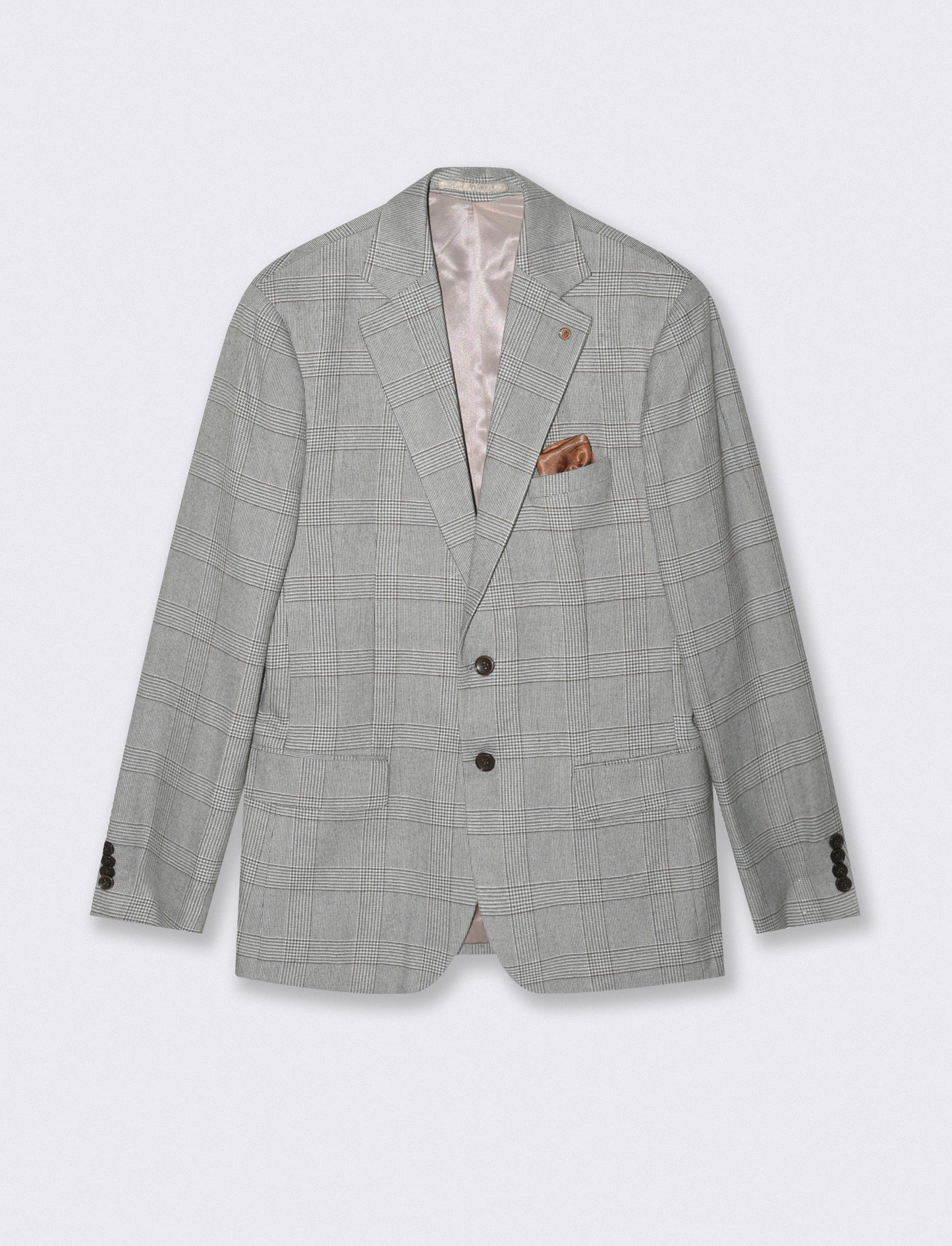 BLAZER DA COMPLETO A QUADRI FORMAL FIT - Grigio