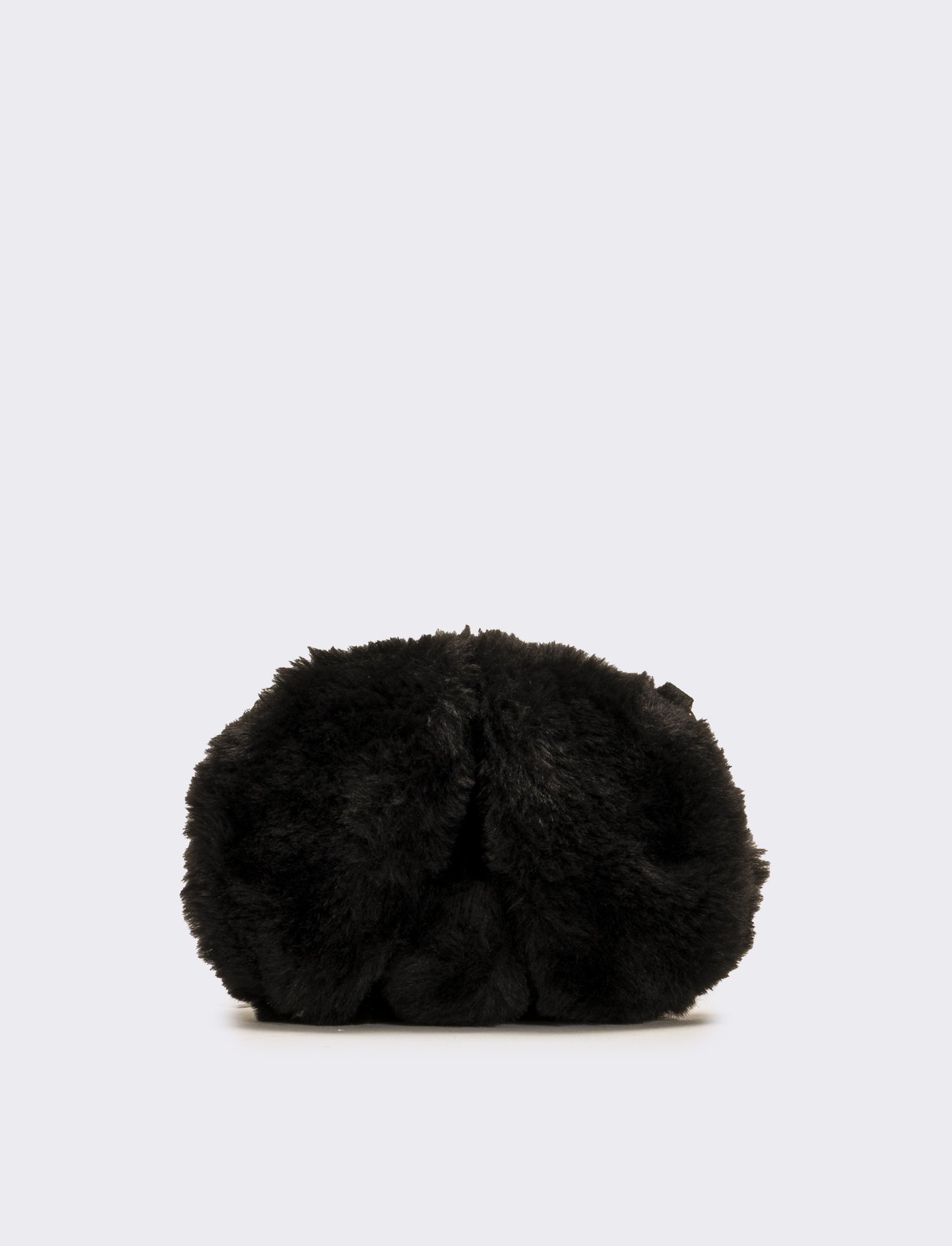 Borsa bambina finta pelliccia coniglietto - Nero