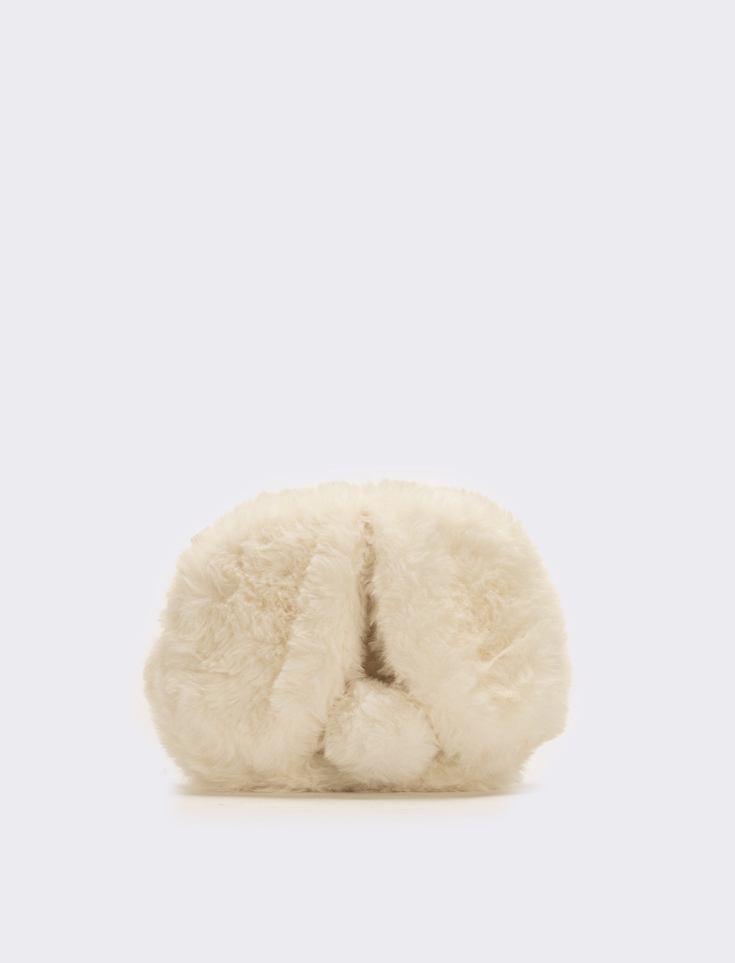Borsa bambina finta pelliccia coniglietto - Bianco