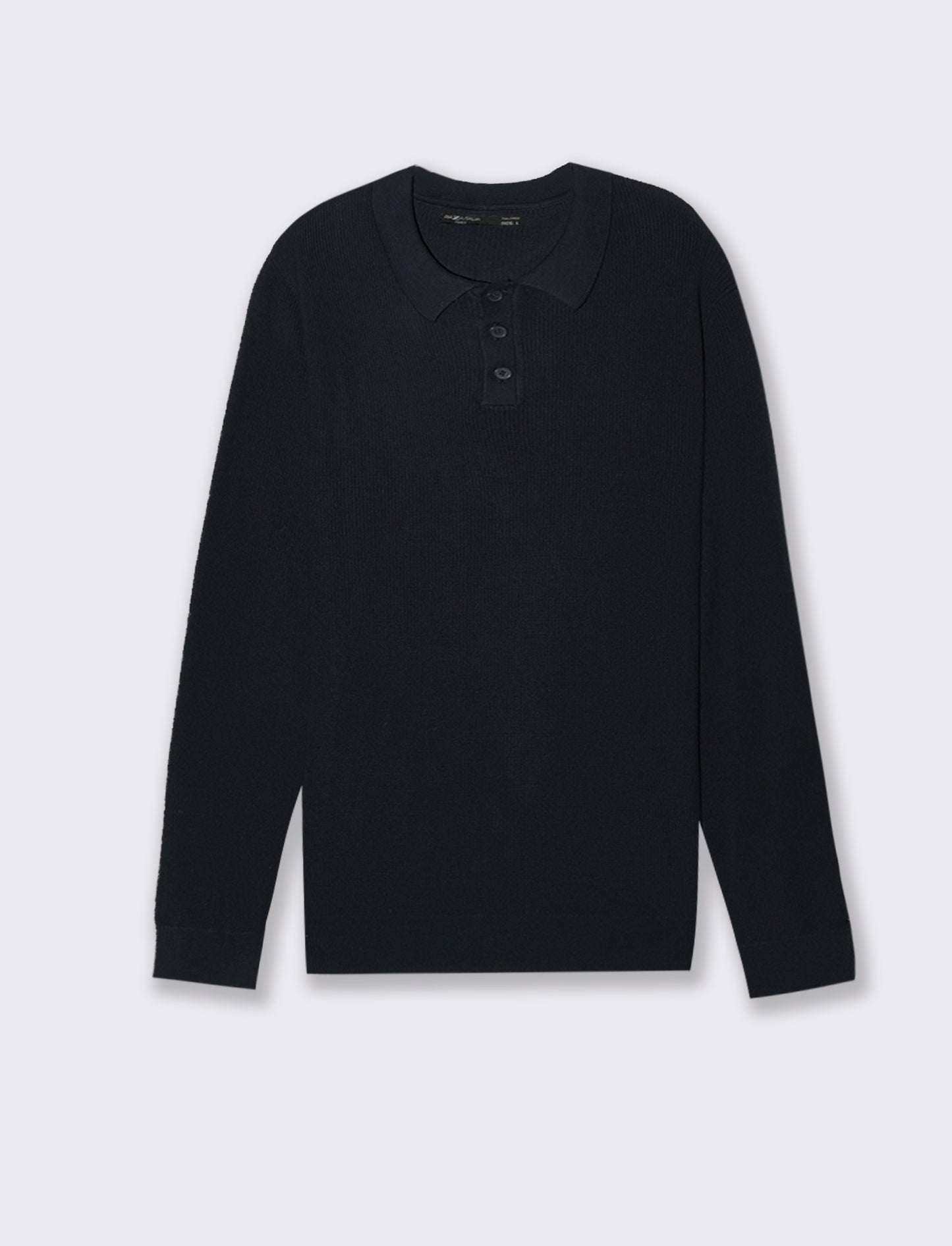 MAGLIA A COSTE MODELLO POLO - Blu