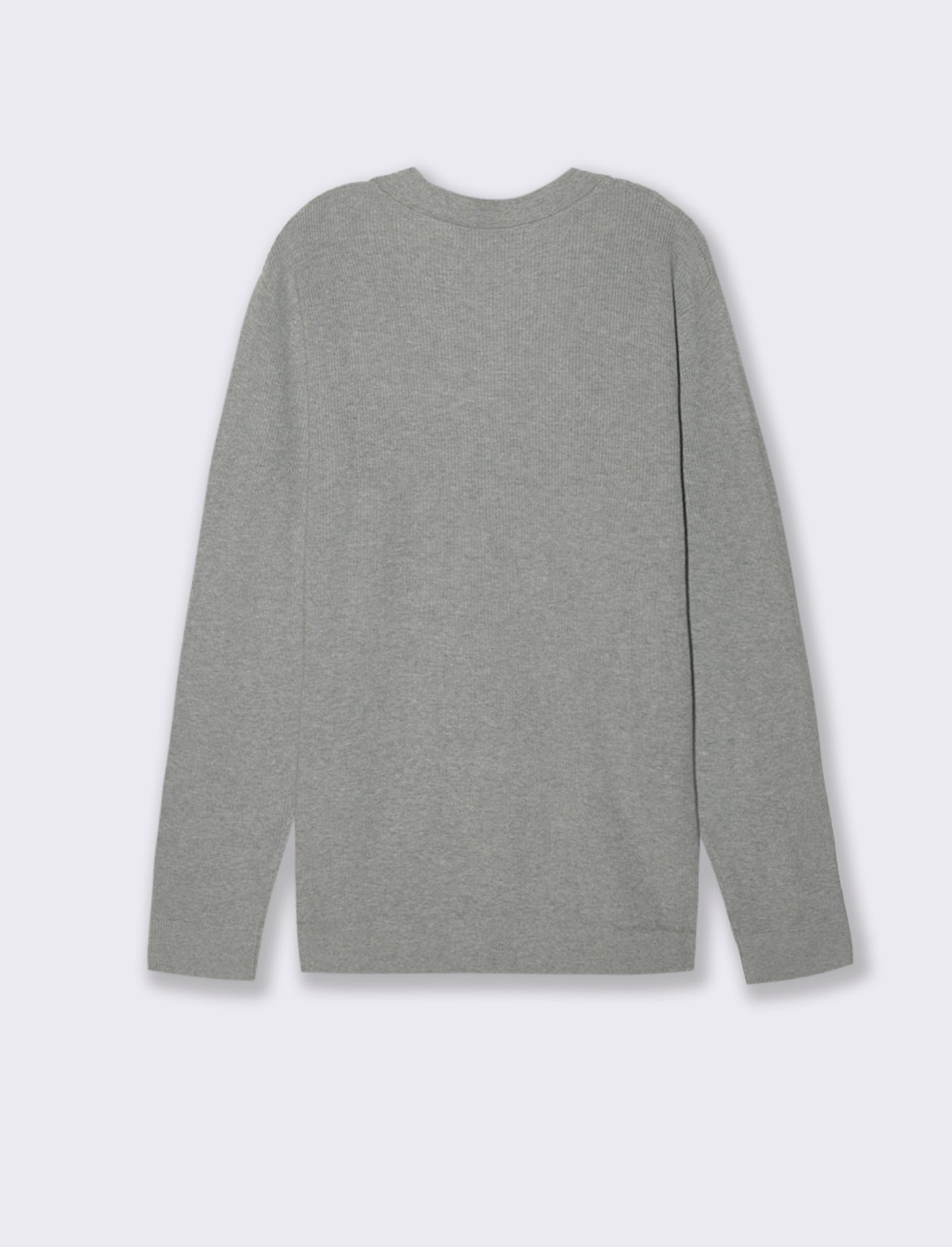 MAGLIA A COSTE MODELLO POLO - Grigio mel.