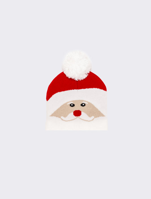 Cappello bambino soggetti natalizi - Bianco
