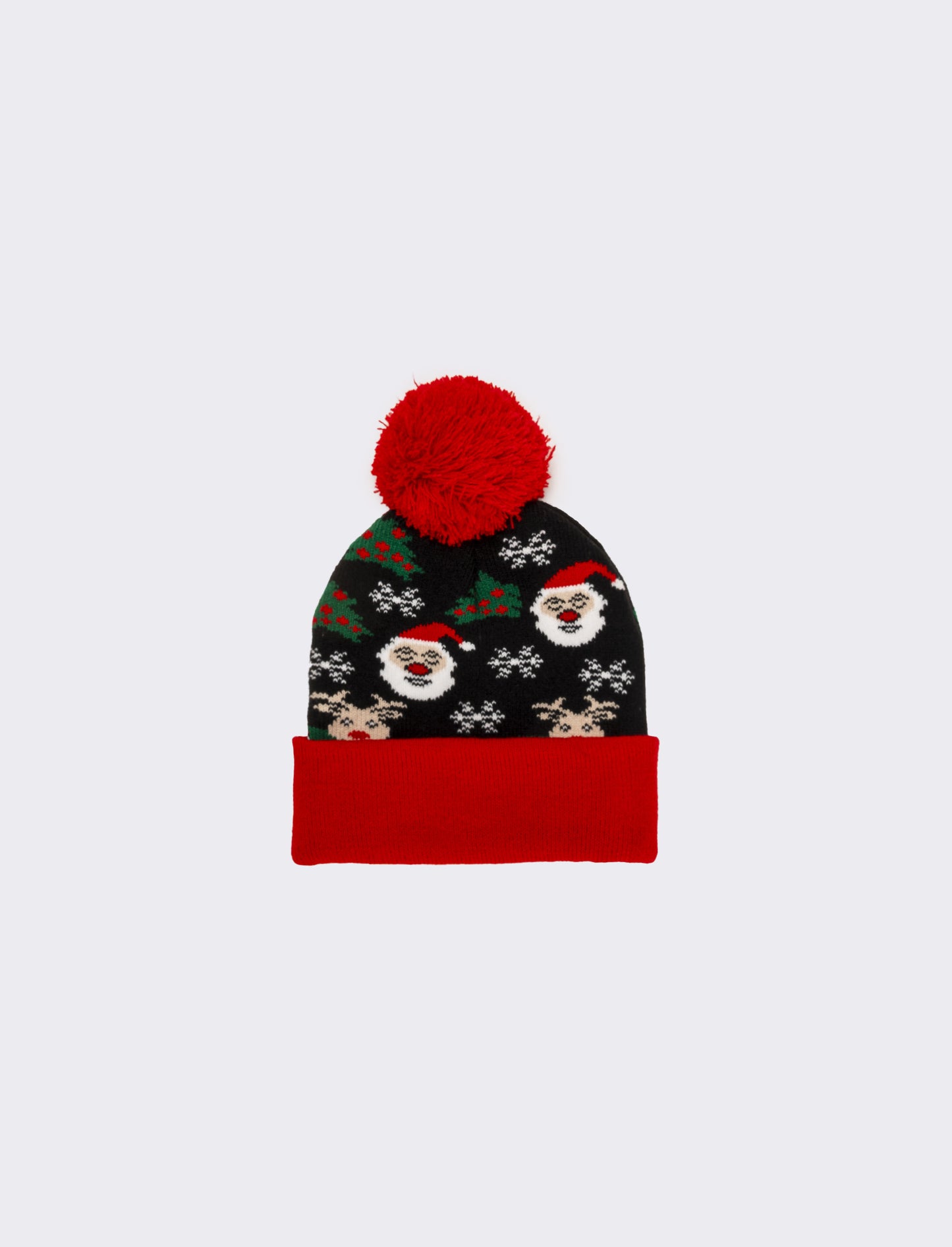 Cappello bambino soggetti natalizi - Rosso
