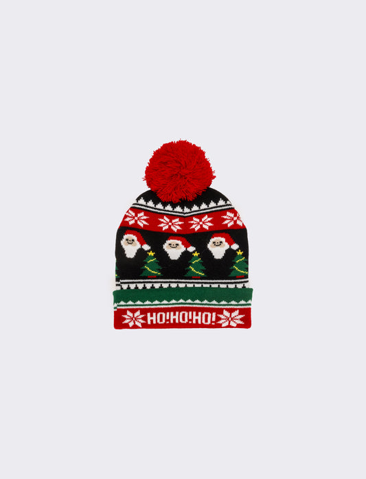 Cappello bambino soggetti natalizi - Verde