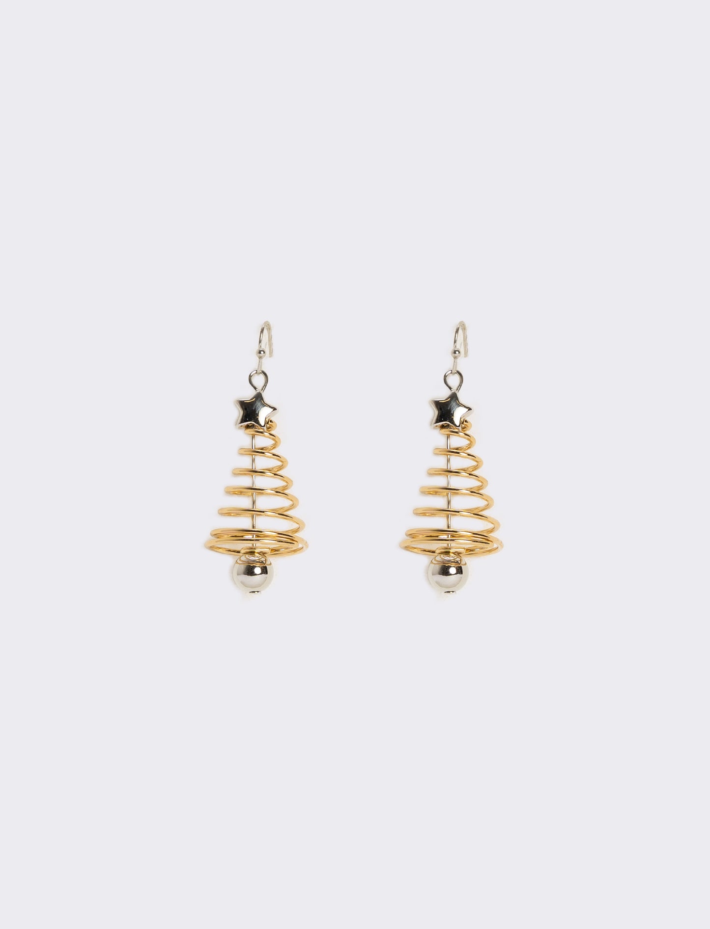 Orecchini donna albero natale spirale - Oro