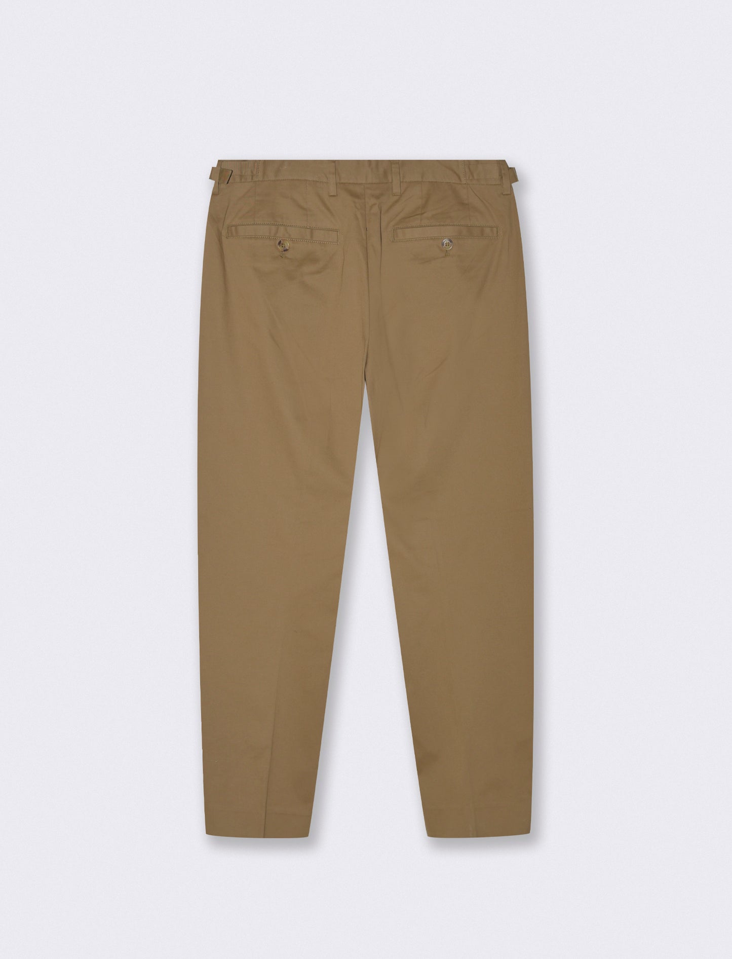 PANTALONI CHINO IN COTONE STRETCH RELAXED EASY PANT FIT - Verde kaki