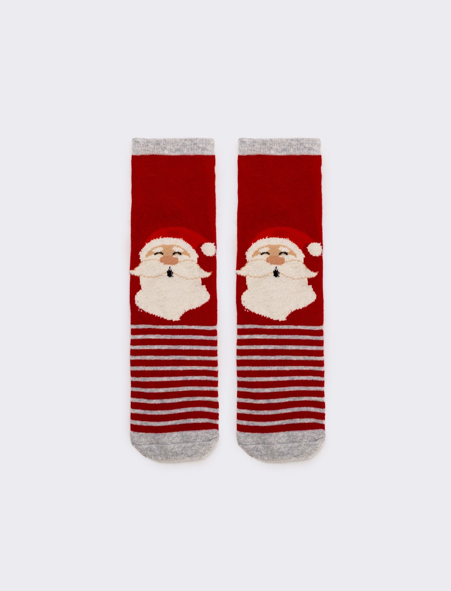Calzino bambino antiscivolo vari soggetti natale - Rosso