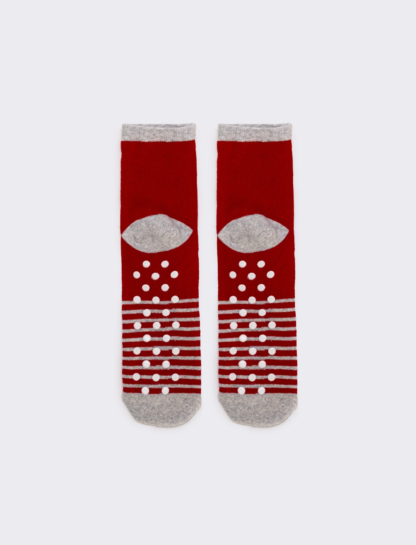 Calzino bambino antiscivolo vari soggetti natale - Rosso