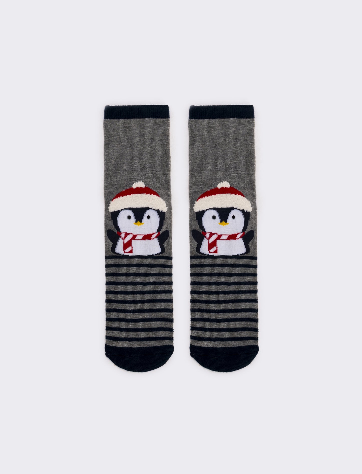 Calzino bambino antiscivolo vari soggetti natale - Blu