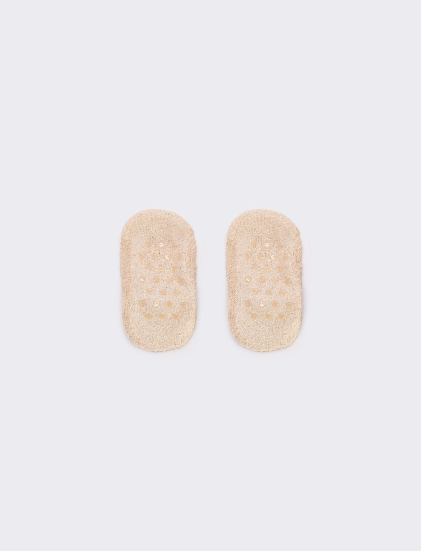 Calzini bambina babbuccia soggetti natalizi - Beige