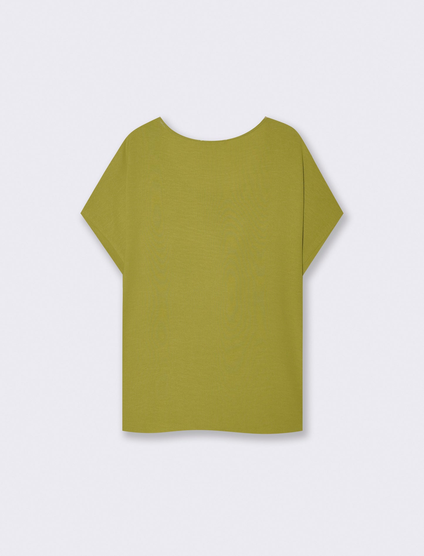 Round neck T-shirt with sleeves - Green