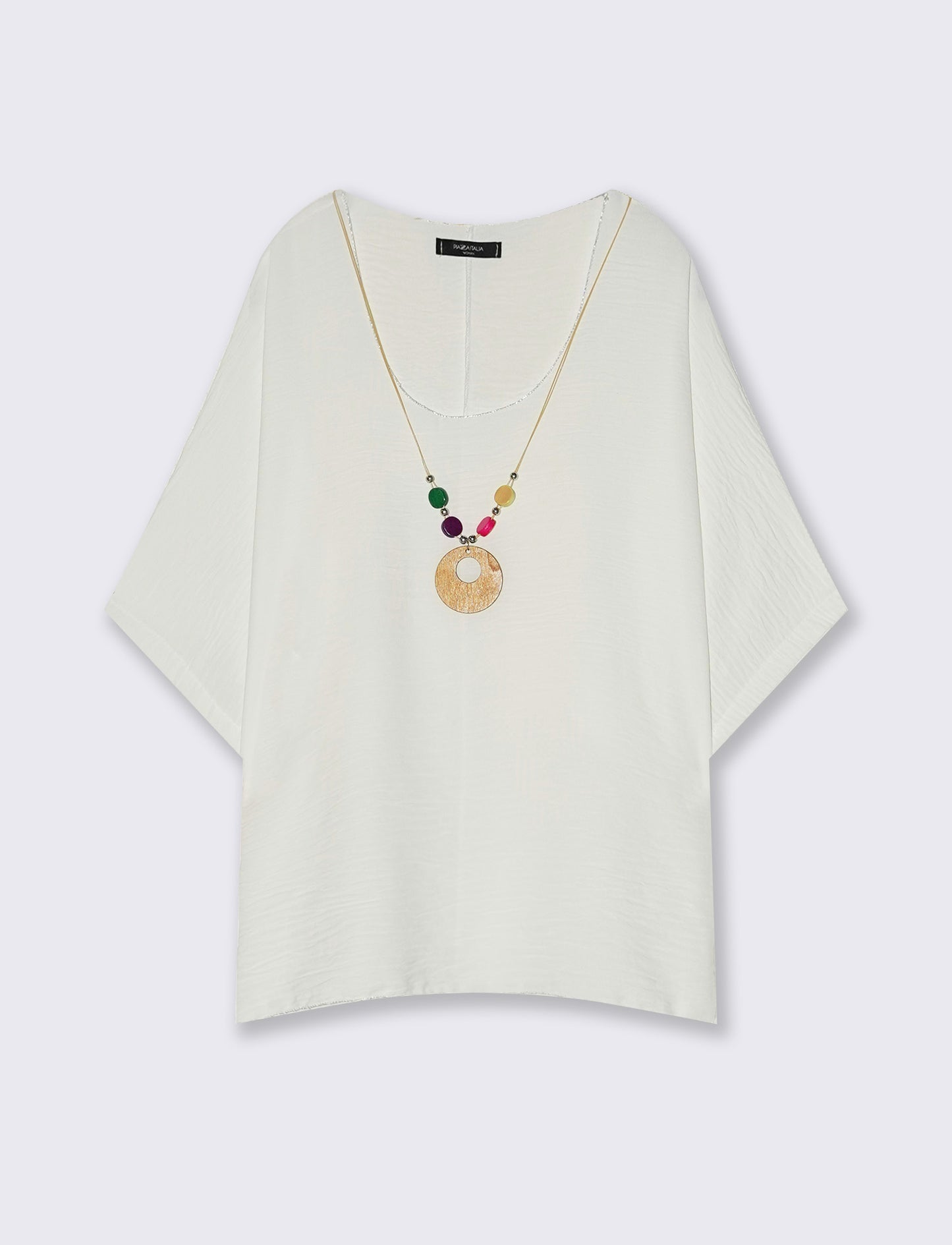 Loose and Comfortable Blouse - White