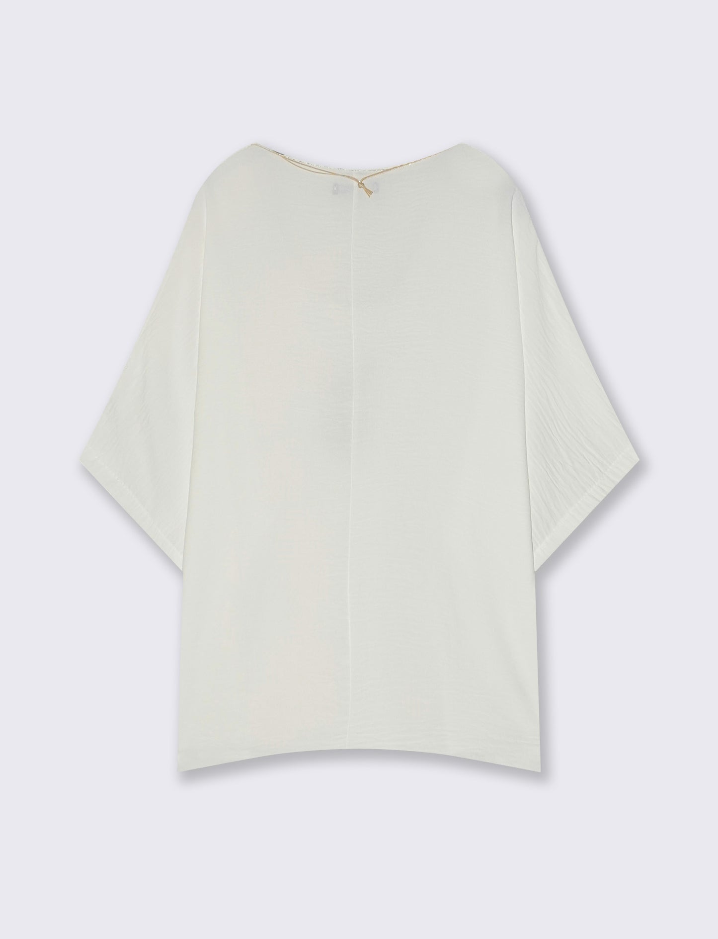 Loose and Comfortable Blouse - White