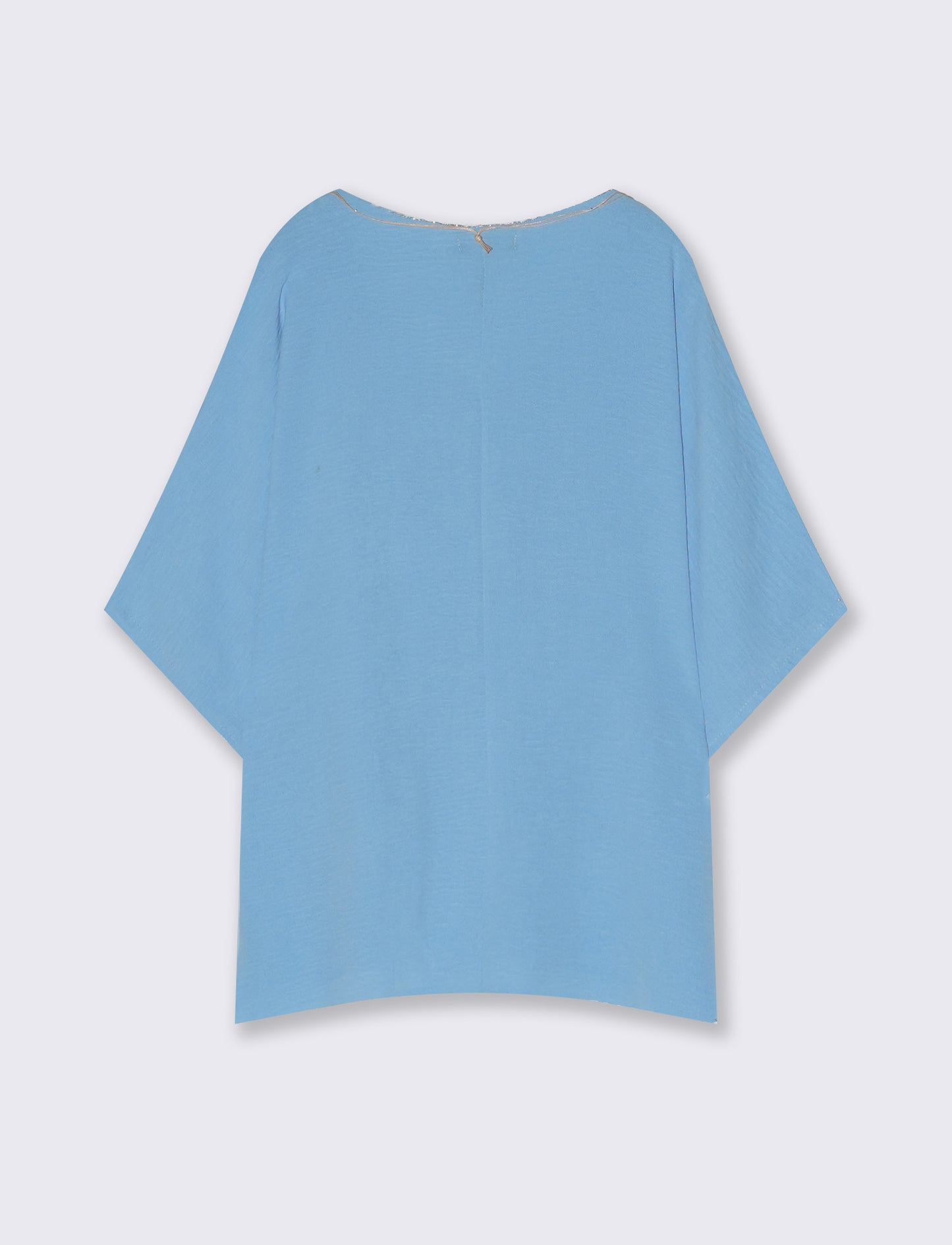 Loose and Comfortable Blouse - Sky blue