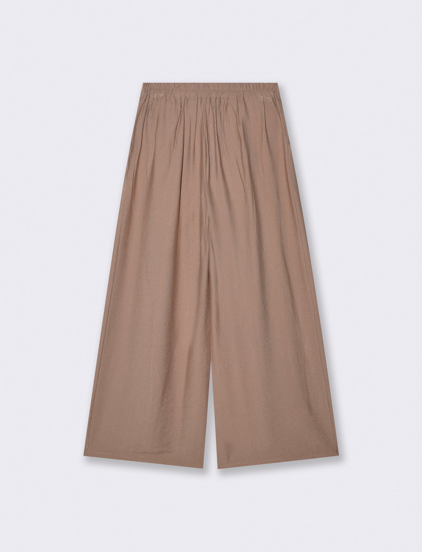 PANTALONI MORBIDI - Grigio fango