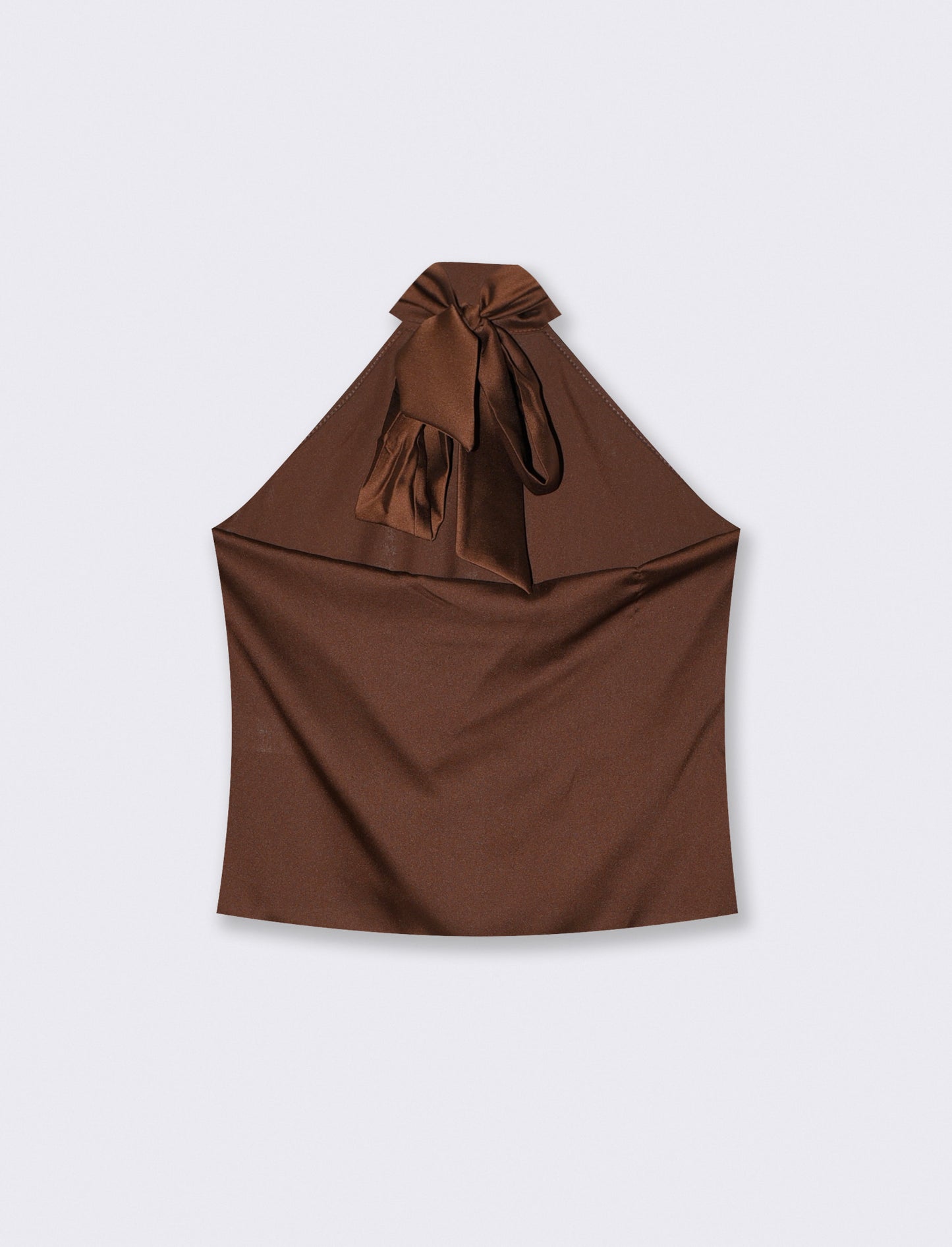 Top scollo all'americana morbido - Moro