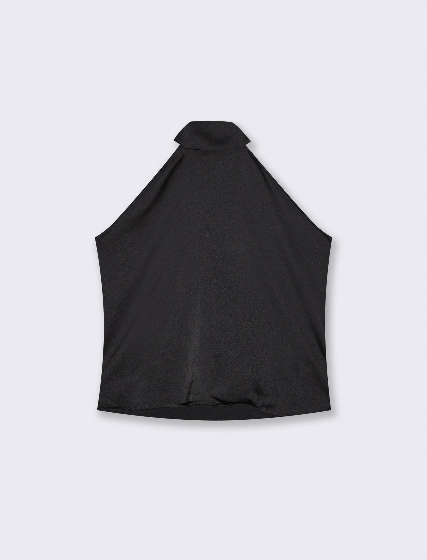 Top scollo all'americana morbido - Nero