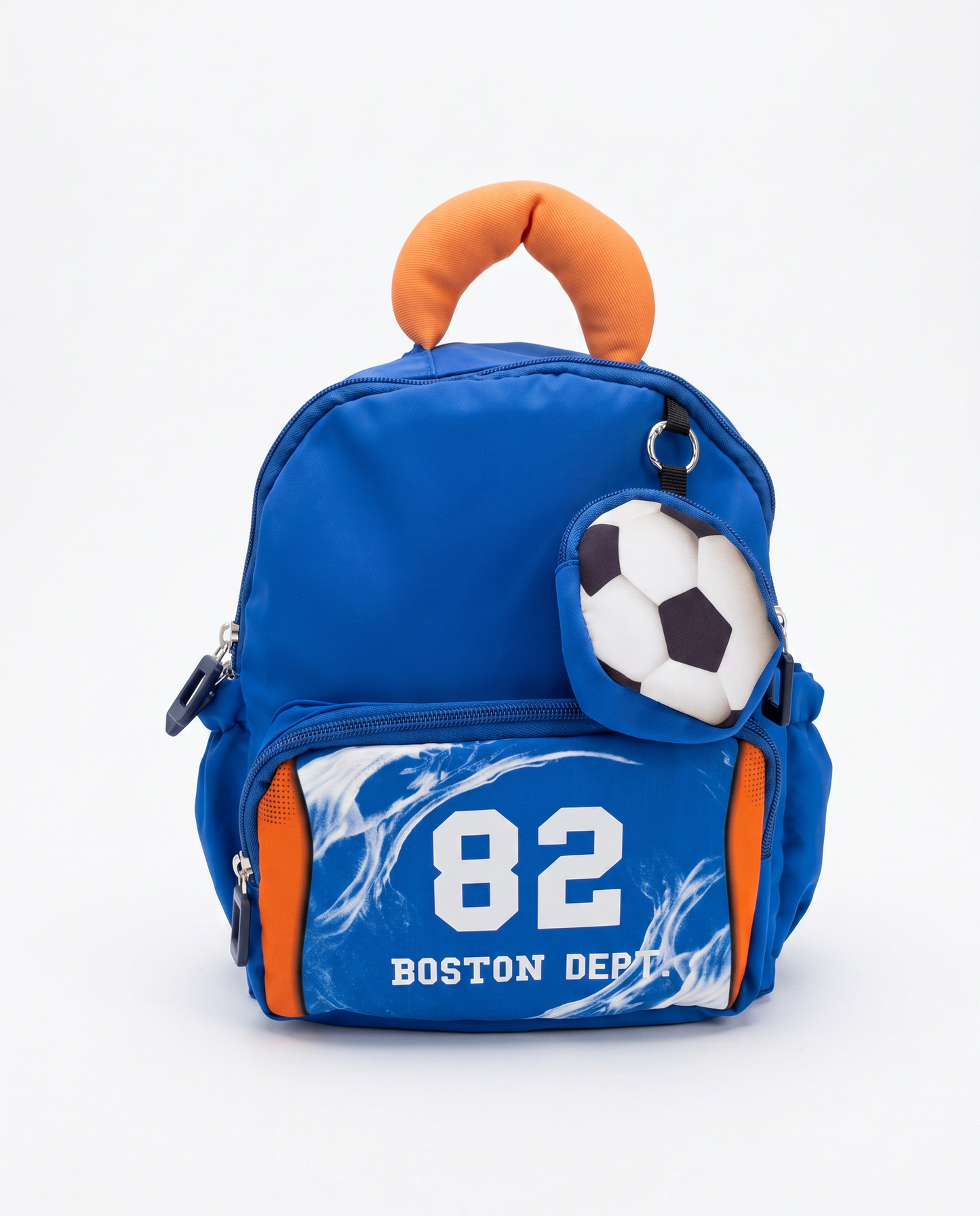 Zainetto bambino con tasche e portamonete - Bluette