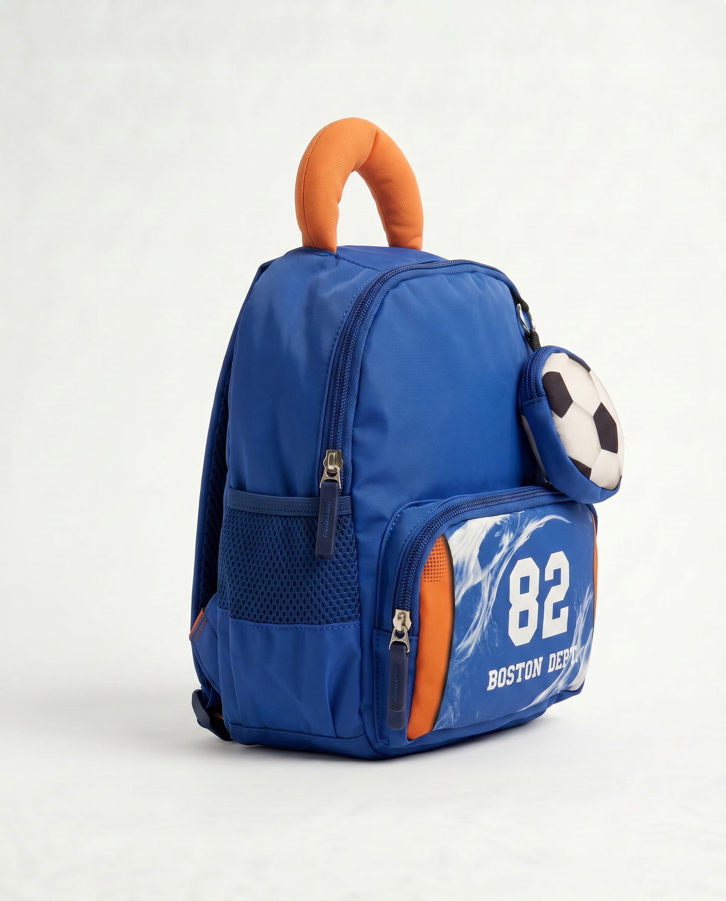 Zainetto bambino con tasche e portamonete - Bluette