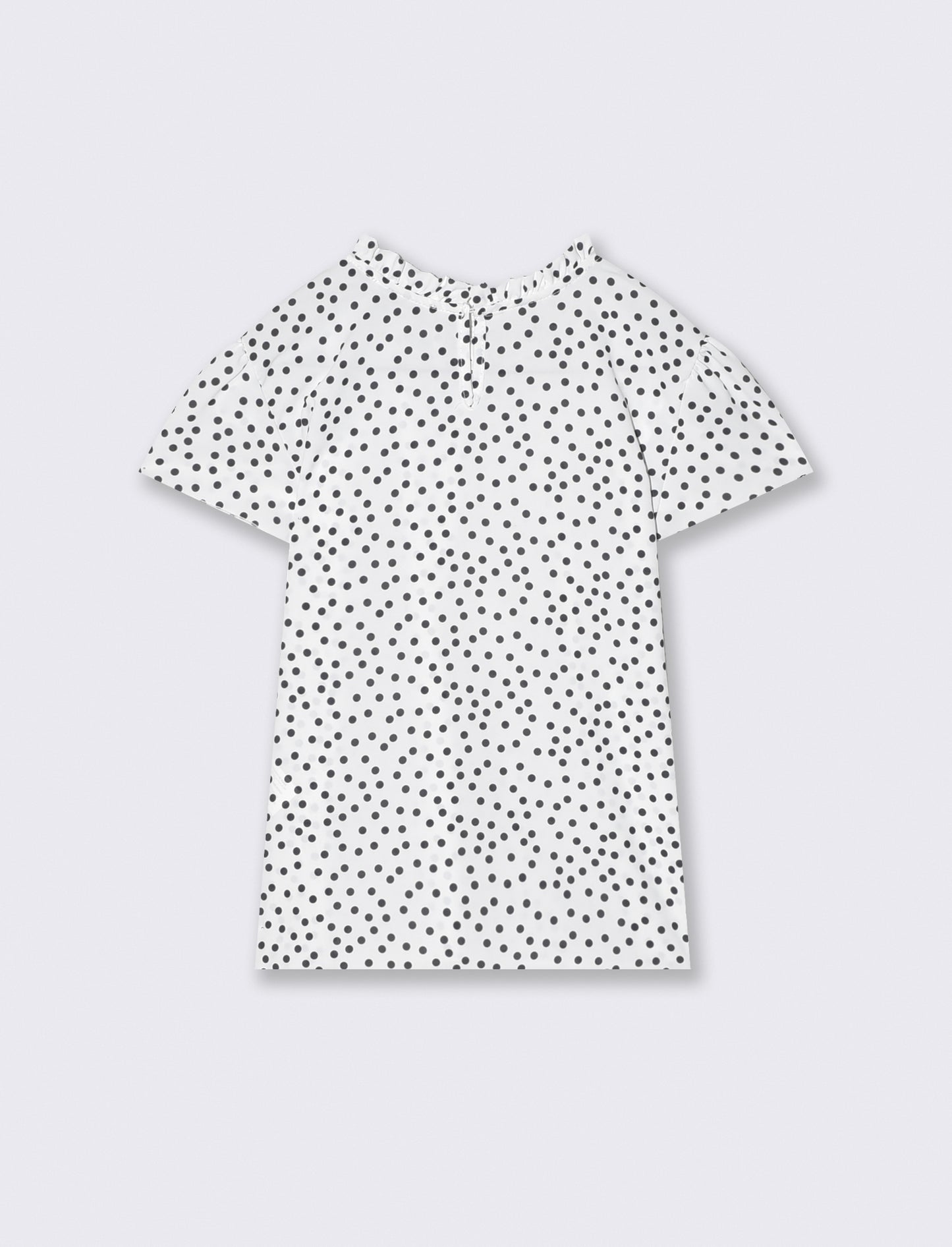 Camicia a pois con fiocco decorativo - Fantasia