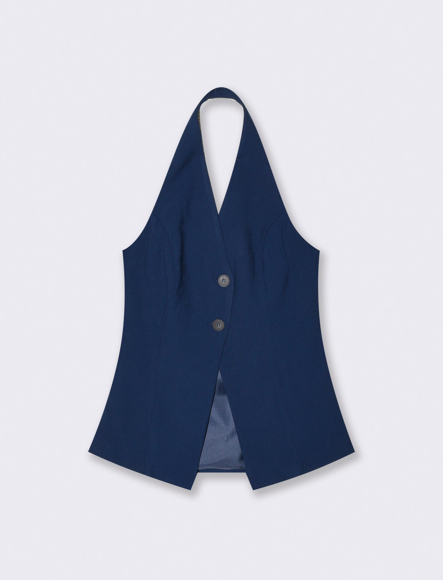 Backless Gilet - Blue