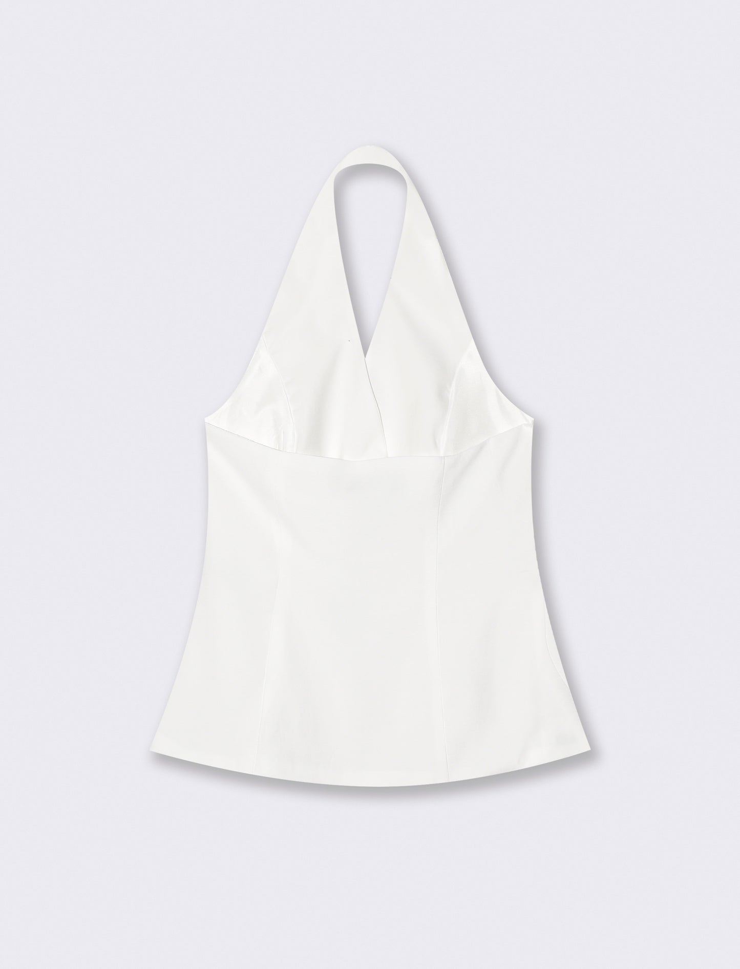 Gilet con scollo sulla schiena - Bianco