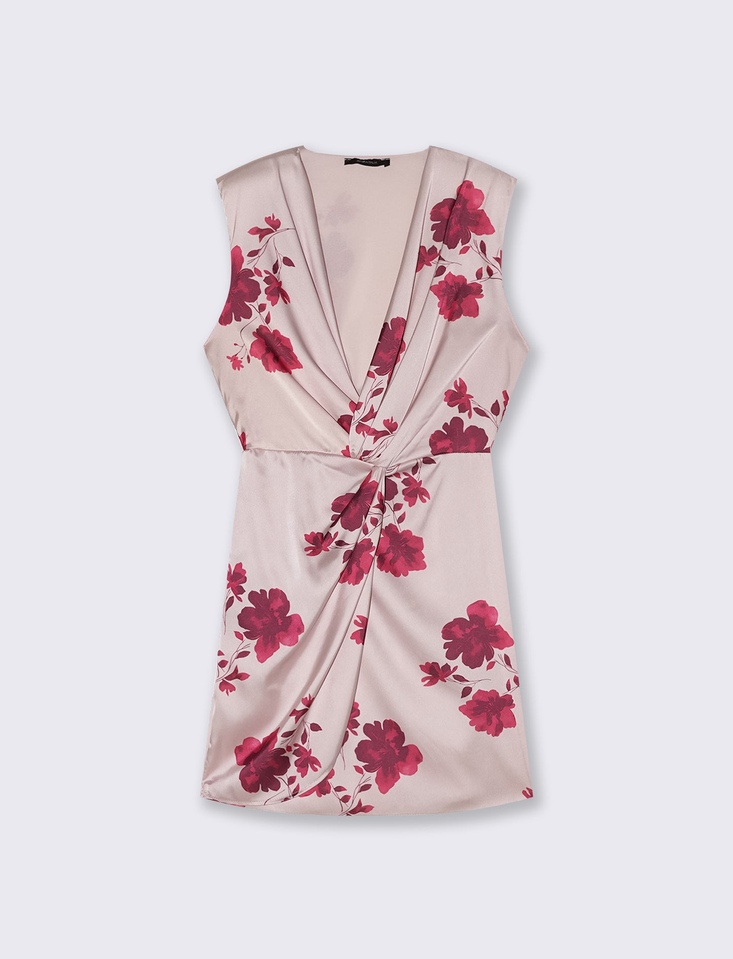Trendy print wrap dress - Pink