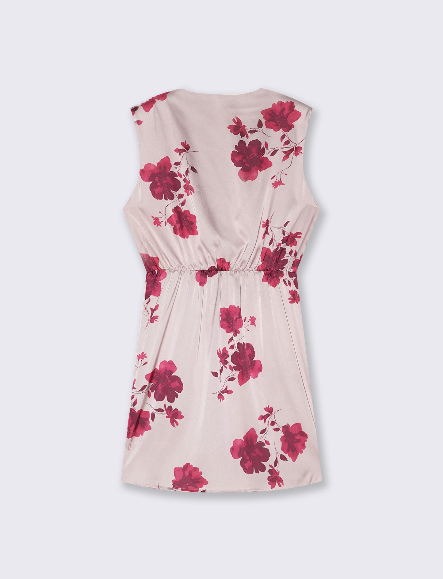 Trendy print wrap dress - Pink