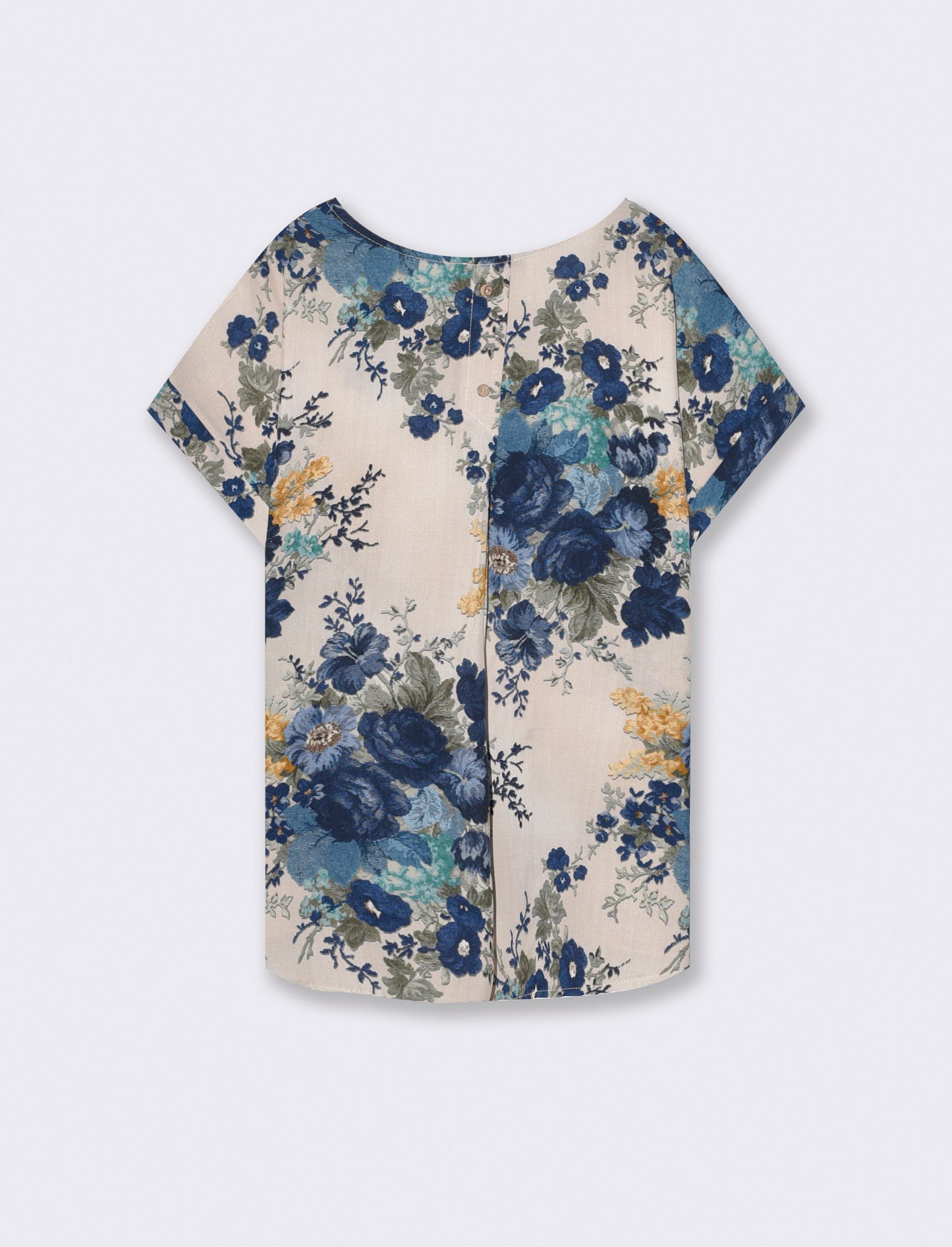 Patterned T-Shirt - Blue