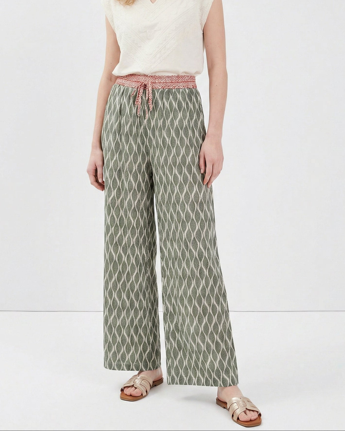 Pantaloni Pinocchietto con Stampa - Ve.milit.