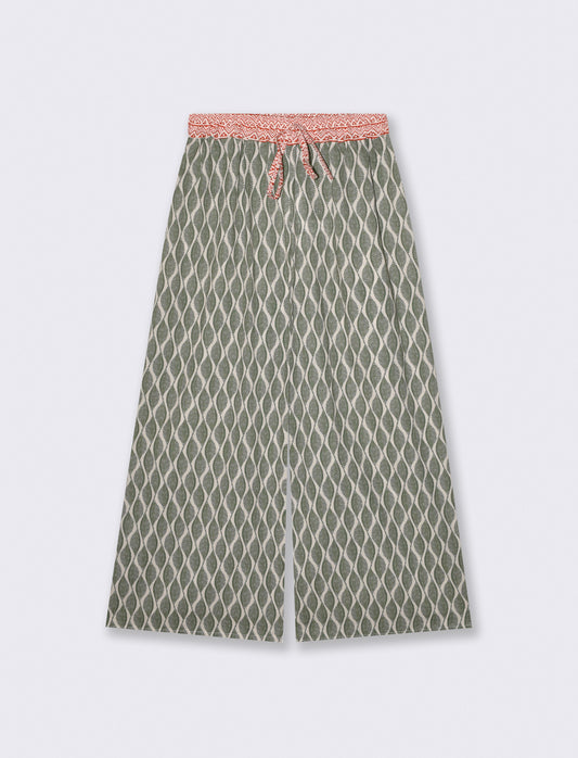 Pantaloni Pinocchietto con Stampa - Ve.milit.