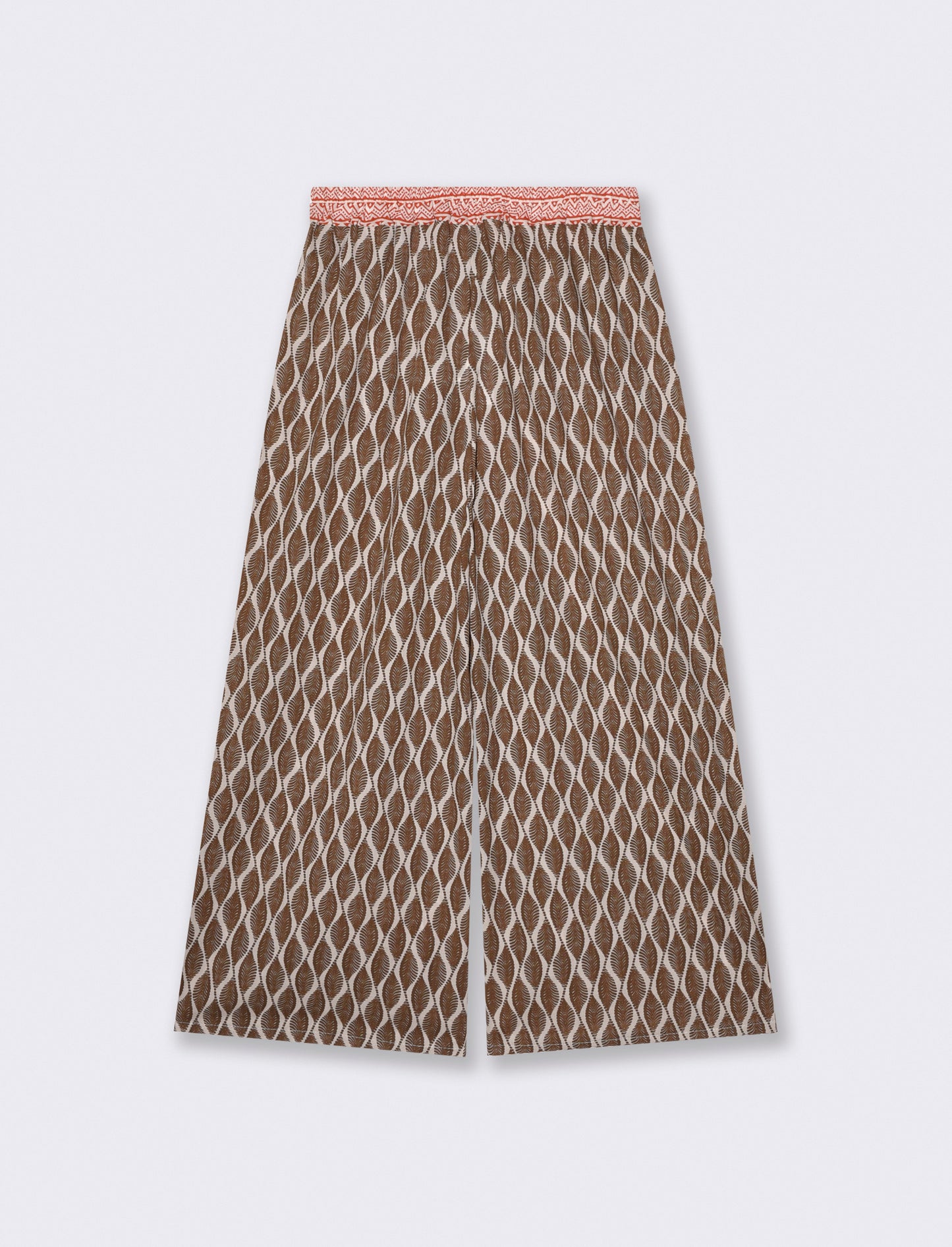 Pantaloni Pinocchietto con Stampa - Moro
