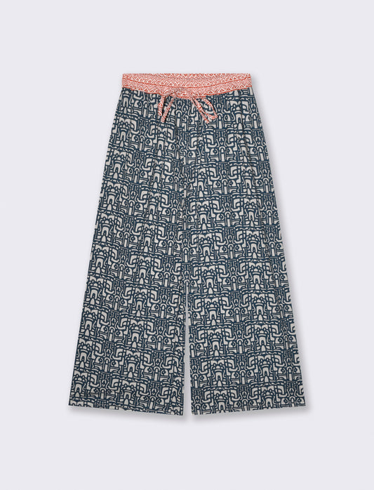 Pantaloni Pinocchietto con Stampa - var 1
